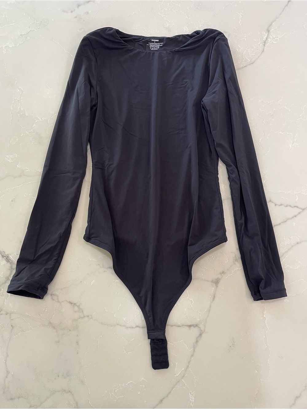 SUUKSESS Long-Sleeve Black Bodysuit